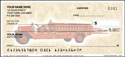 Antique Fire Trucks checks