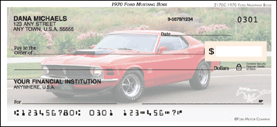 1970 Ford Mustang BOSS checks