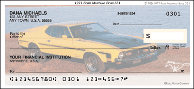 1971 Ford Mustang Boss 351 checks