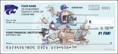 Kansas State Fan checks