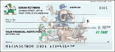 Notre Dame Fan checks