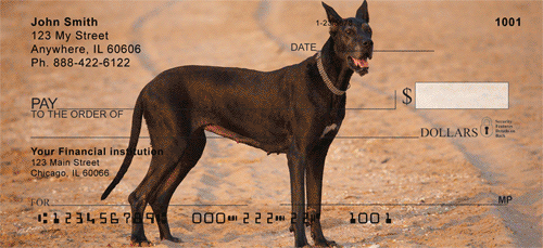 Gigantic Great Danes checks